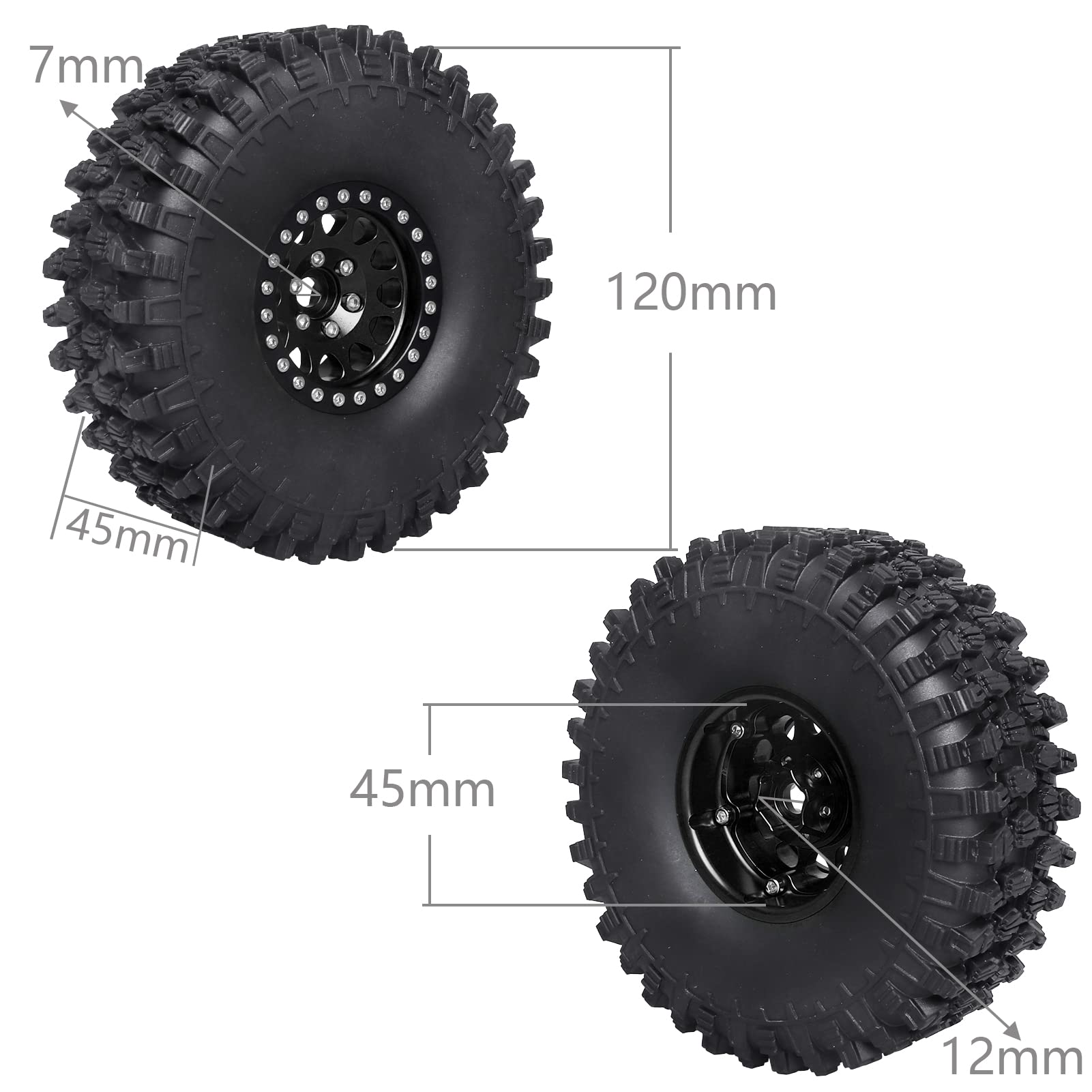 Axle Rccrawler Tires RC Crawler Tires And Wheels 1.9