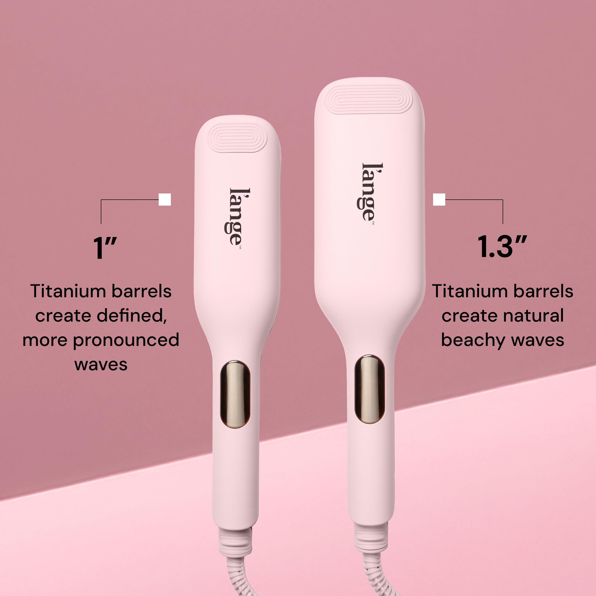 L'ANGE Hair SculptWaver Titanium Hair Waver with Adjustable Heat