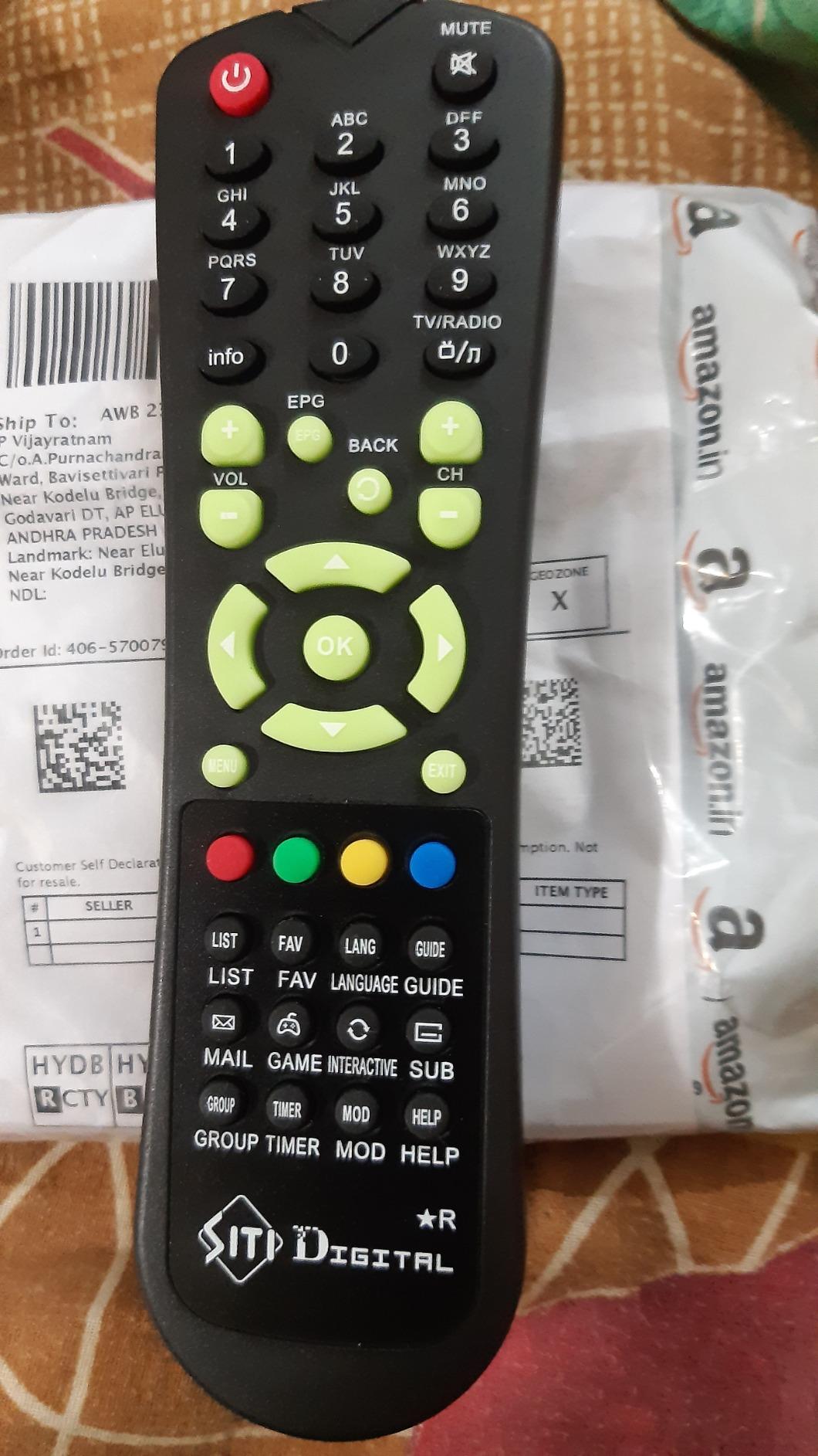 Buy SITI Cable Set Top Box Remote Online at Low Prices in India Amazon.in