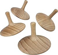 Vista 1 de Adventure Awaits! - Paquete de 4 tapas pequeñas de madera tallada a mano - Acabado liso