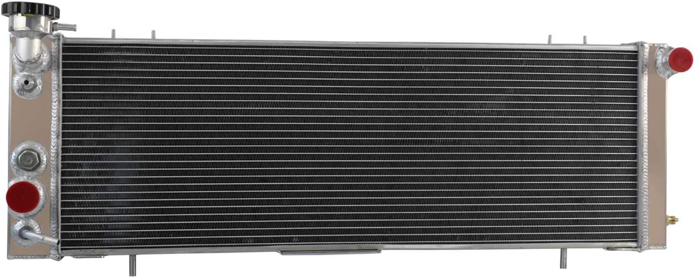 3 ROW Full Aluminum Radiator for 1991-2001 Jeep Cherokee Comanche XJ 2.5L 4.0L L4 L6 3 Core Radiator 1992 1993 1994 1995
