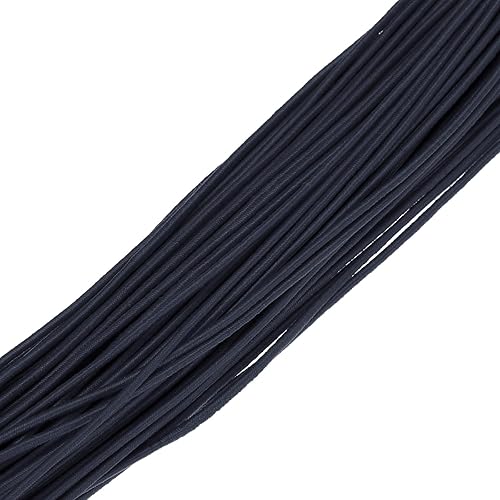 Vista 26 de PATIKIL Cuerda elástica elástica de 1/8 pulgadas, 11 yardas (0.118 in x 32.8 ft), color verde militar para manualidades, correas de gancho