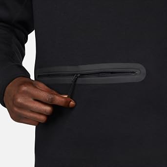 Nike FB7998-010 Tech Fleece Sweatshirt Men's Black/Black Size S