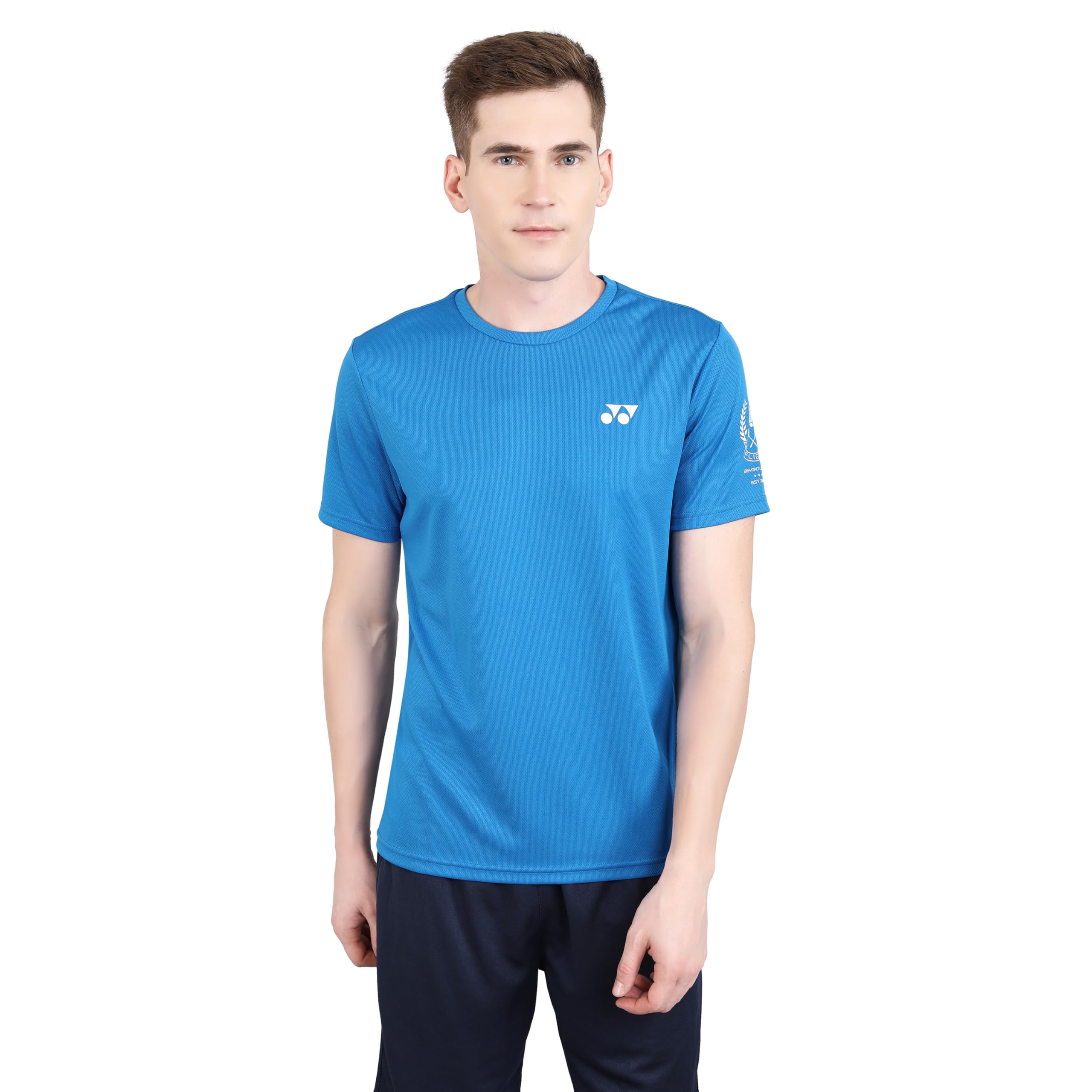 YONEX Round Neck T-Shirt 2620 |Badminton|Tennis|Squash|Tru Dry |Quick Dry |Breathable |Fleecy-image-20