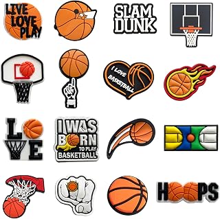 Sports Shoe Charms for Clog Shoe Decoration,Basketball Football Soccer Baseball Golf Softball Shoe Accessories for Boy Girl Women Men