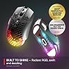 SteelSeries Aerox 5 Wireless Gaming Mouse - 74 Gram, 9 Keys - Bluetooth/2.4 GHz – IP54 Water and Dust Resistant - PC/MAC - Black
