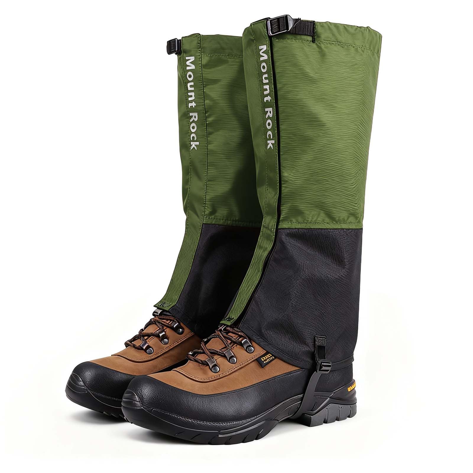 CIYIN Polainas Impermeables, 600D Polainas para Senderismo Ajustables Transpirables para Unisex, Senderismo Accesorios para Trekking, Esquí, Caza — view 8