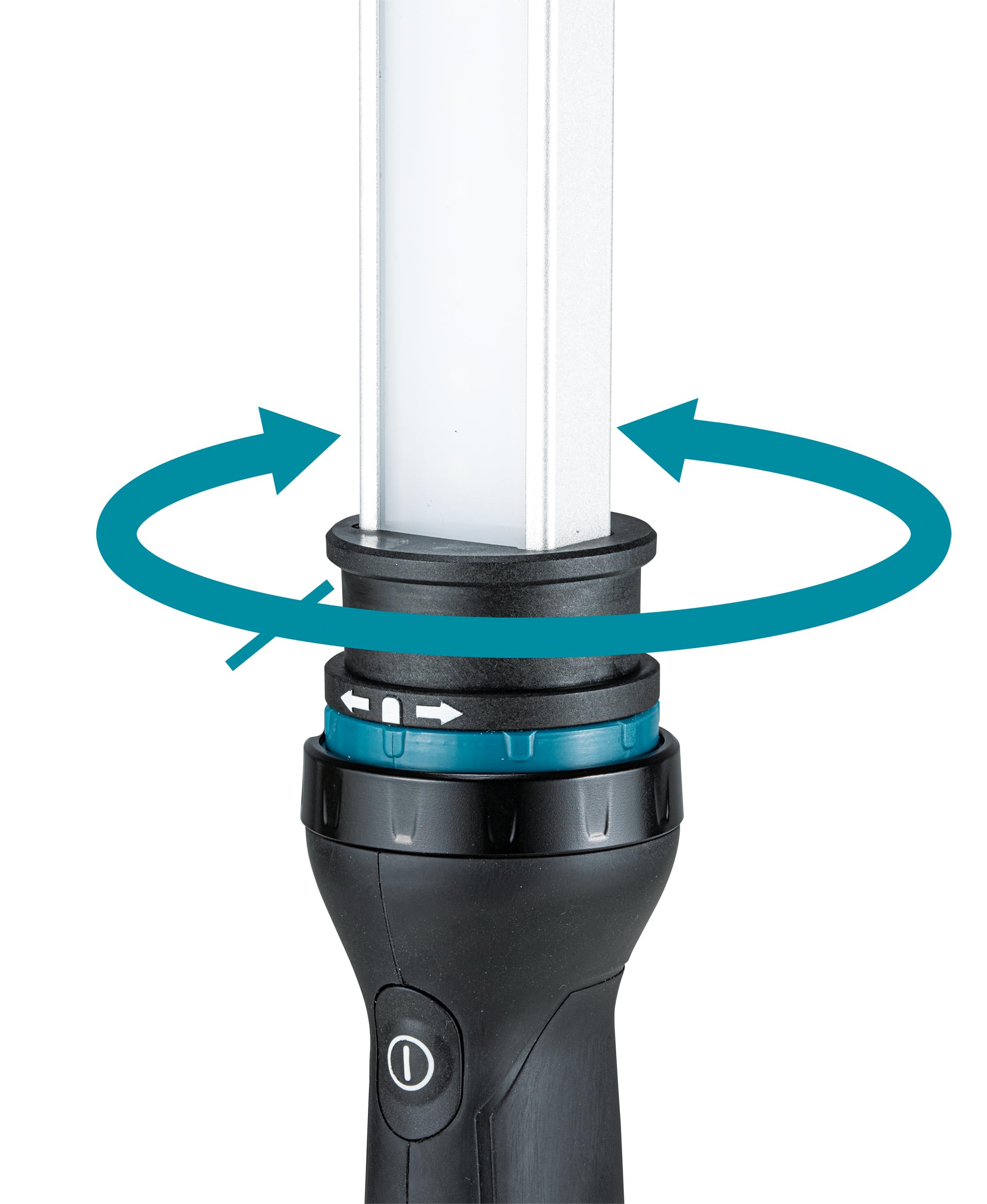 Makita DML818 LED-Akku-Stableuchte 14,4V-18V (ohne Akku & Ladegerät), max. 1700 Lumen, 3 Beleuchtungsmodi, teleskopier- und klappbar