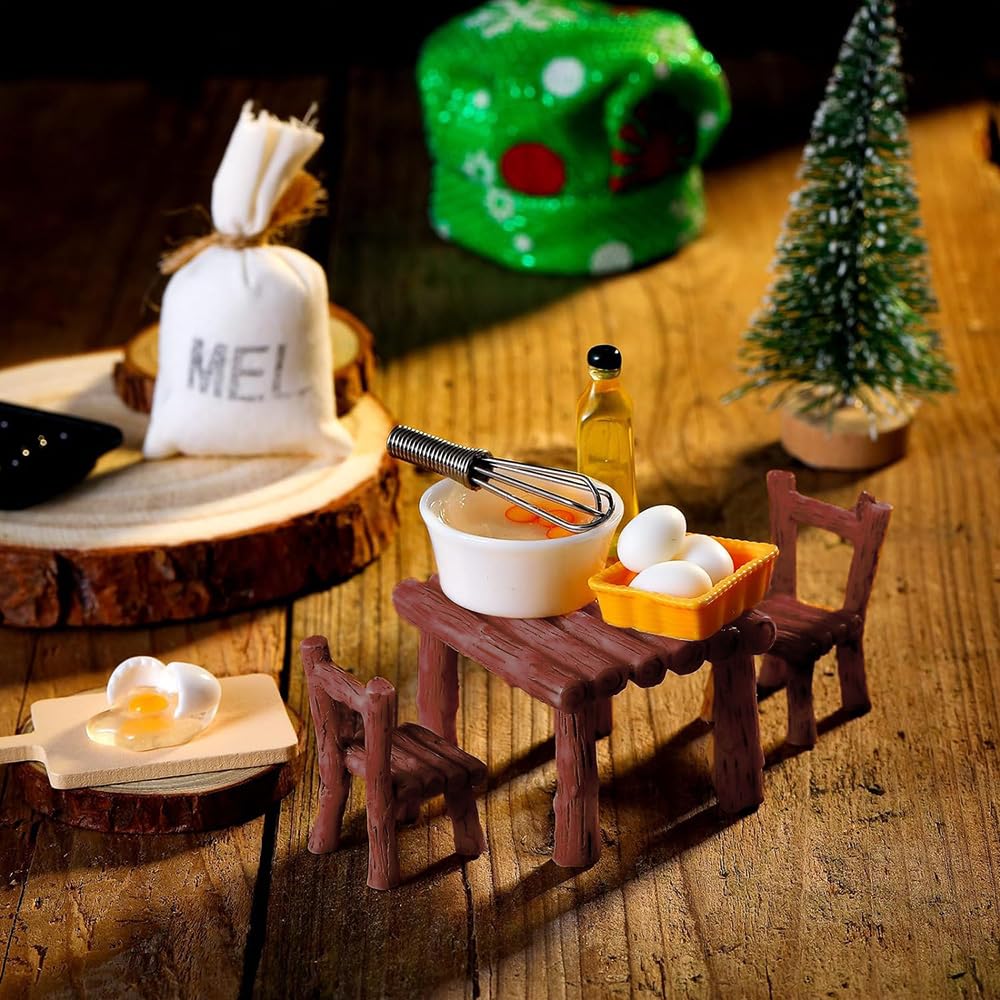 Mini-Lagerfeuer Für Puppenhäuser – Wichtel-Zubehör, Weihnachtsdeko, Handgemacht Aus Holz & Stroh
