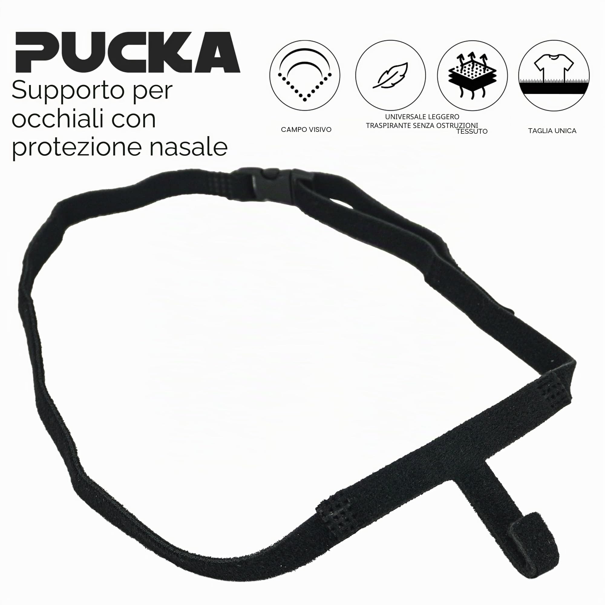 Pucka Supporto per occhiali da vista personalizzabile Protezione naso Occhiali Sospensione per Rinoplastica Settoplastica e Rotto Naso Recupero Supporto Protezione Naso