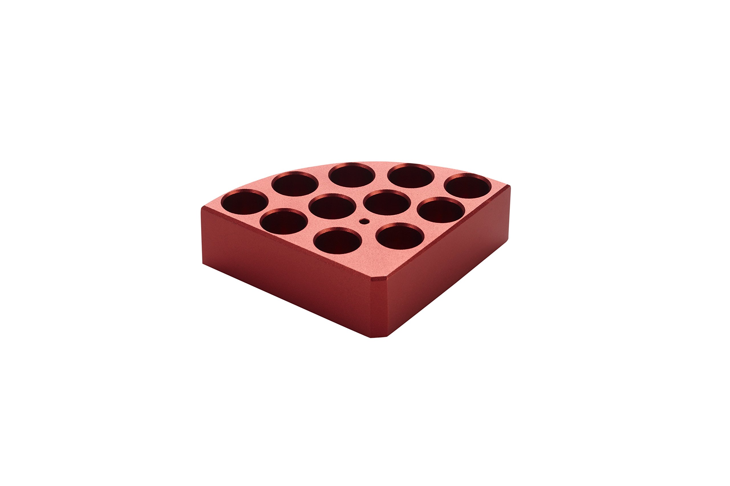 Neolab 8301 Sunlab réponse Block – 1/4 de cercle Segment – 11 trous – Rouge