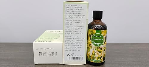Vista 437 de PHATOIL Aceite esencial de sándalo de 3.3 fl oz, aceites esenciales puros de aromaterapia para difusor, humidificador, relajación, aceites