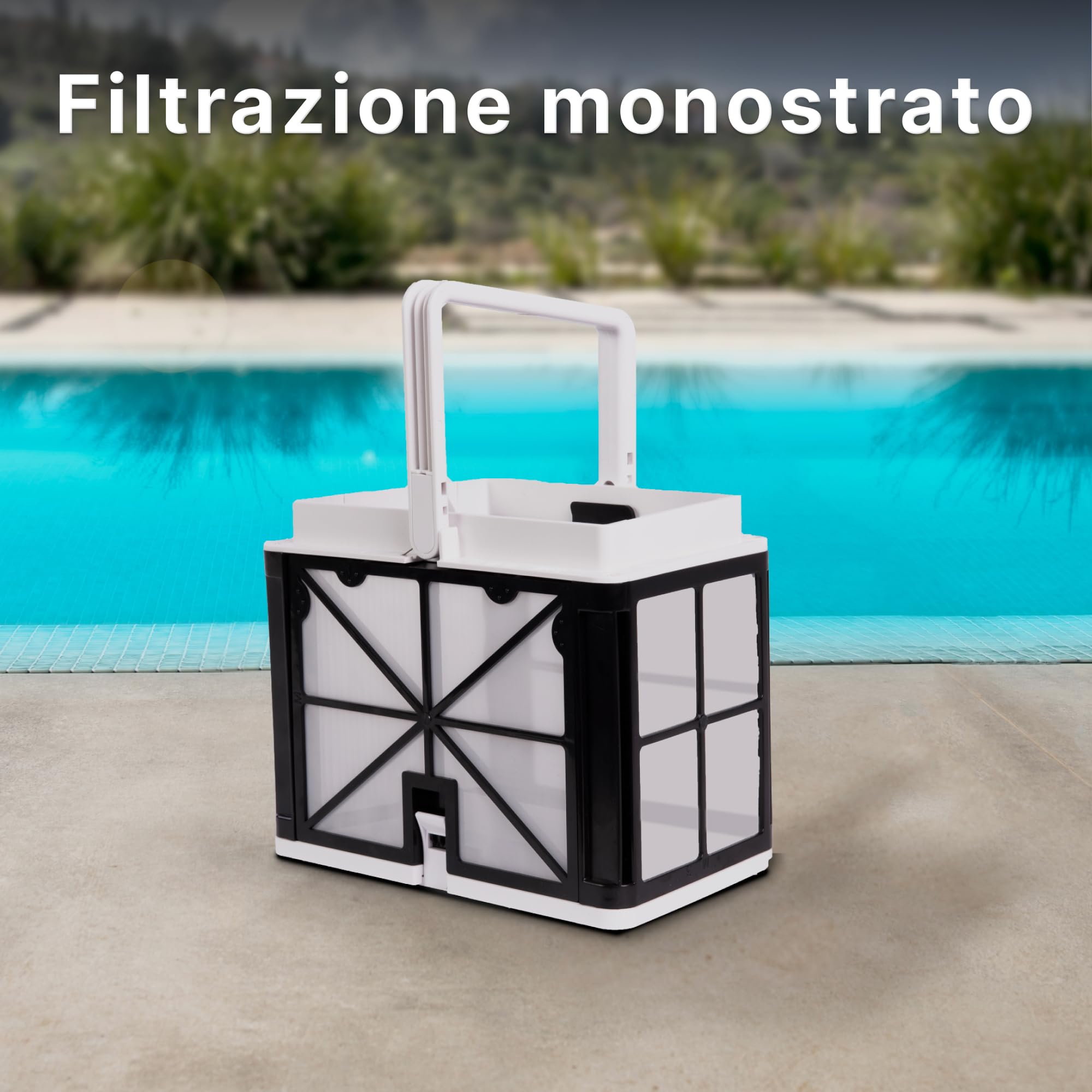 Dolphin SX 20 Robot pulitore automatico per piscina interrata e fuori terra fino a 10m - Pulizia pareti e fondo - Accessori piscina