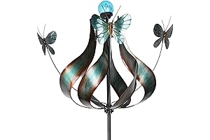 Teamson Home Solar Powered Windmill for Outdoor Decor
