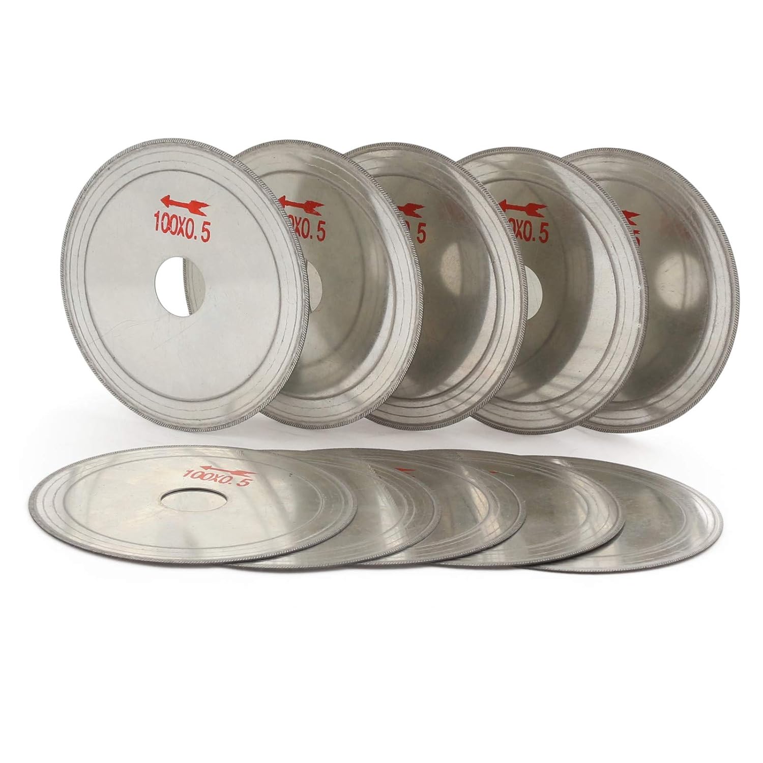 ILOVETOOL 4 inch Diamond Lapidary Saw Blades Mini Circular Blades Arbor Hole 20mm Pack of 10Pcs