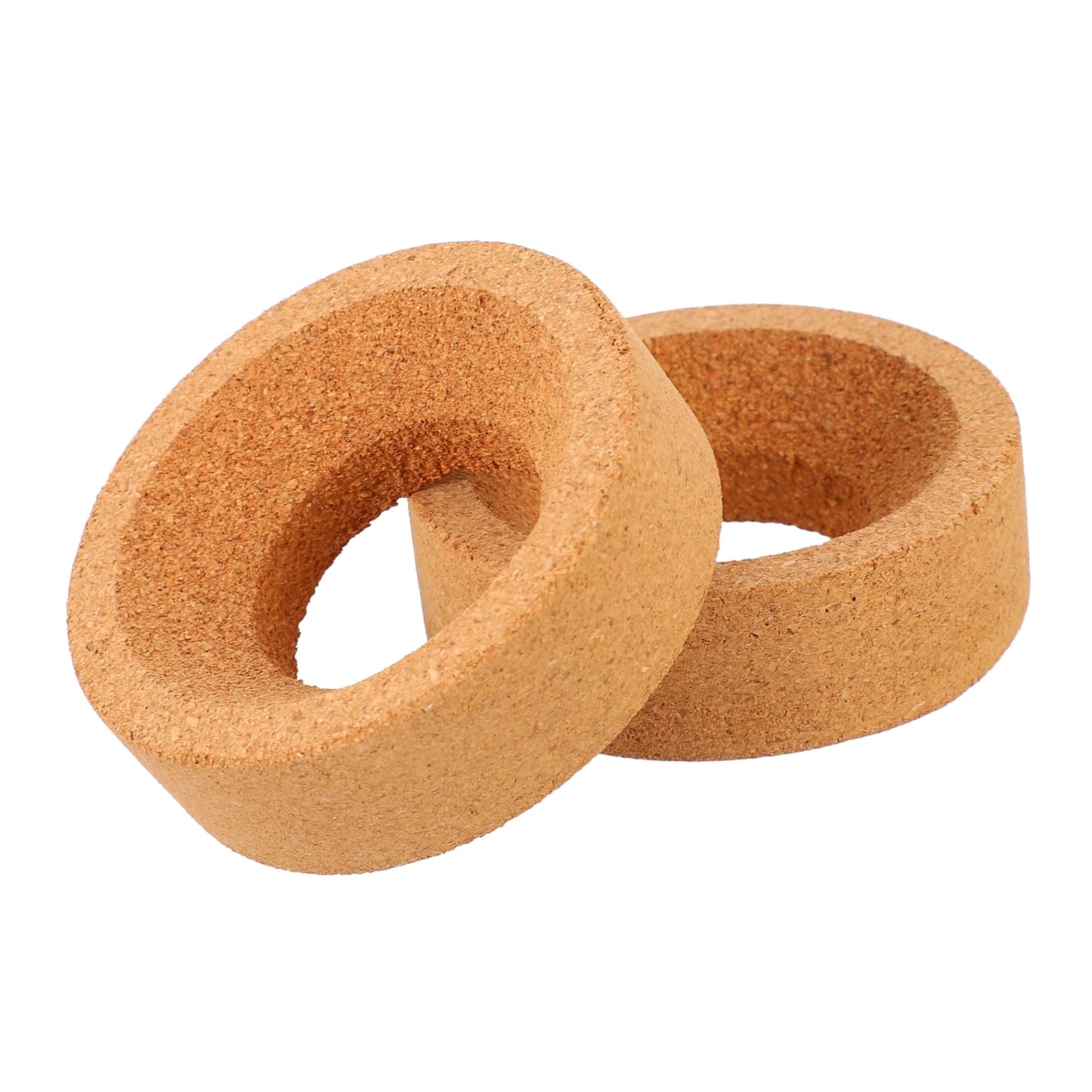 HOMOCONO 2pcs Round Bottom Flask Holders Cork Flask Stands Decorative Wine Cork Holders