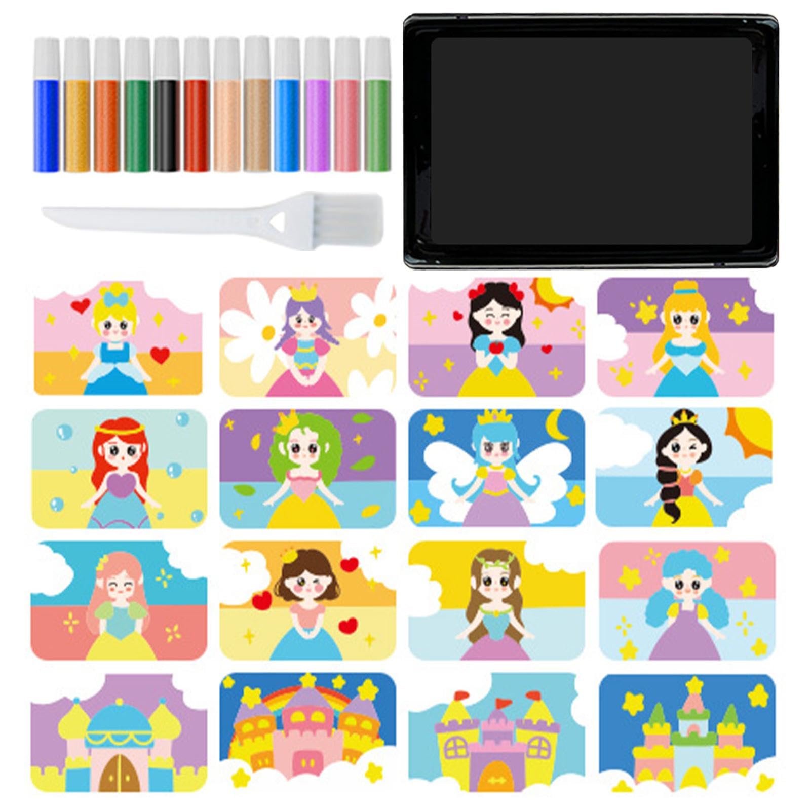 Amazon | 剥がして貼るだけのサンドアート - 子供向けサンドアート