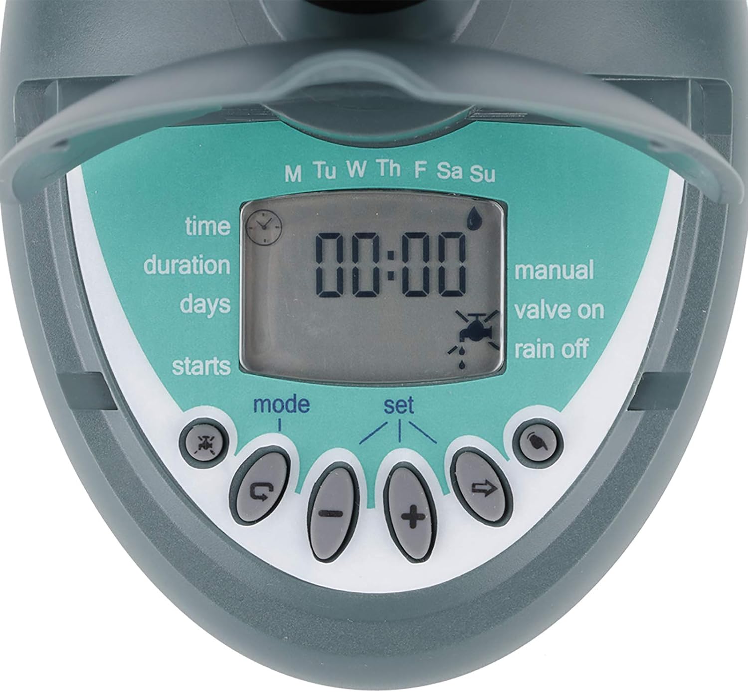 Jeanoko 1PCS G3/4in Automic Galcon Irrigation Controller, Female Male Thread Intelligent Irrigation Timer, Automatic Water Timer Watering Controller, 16 * 11 * 10cm