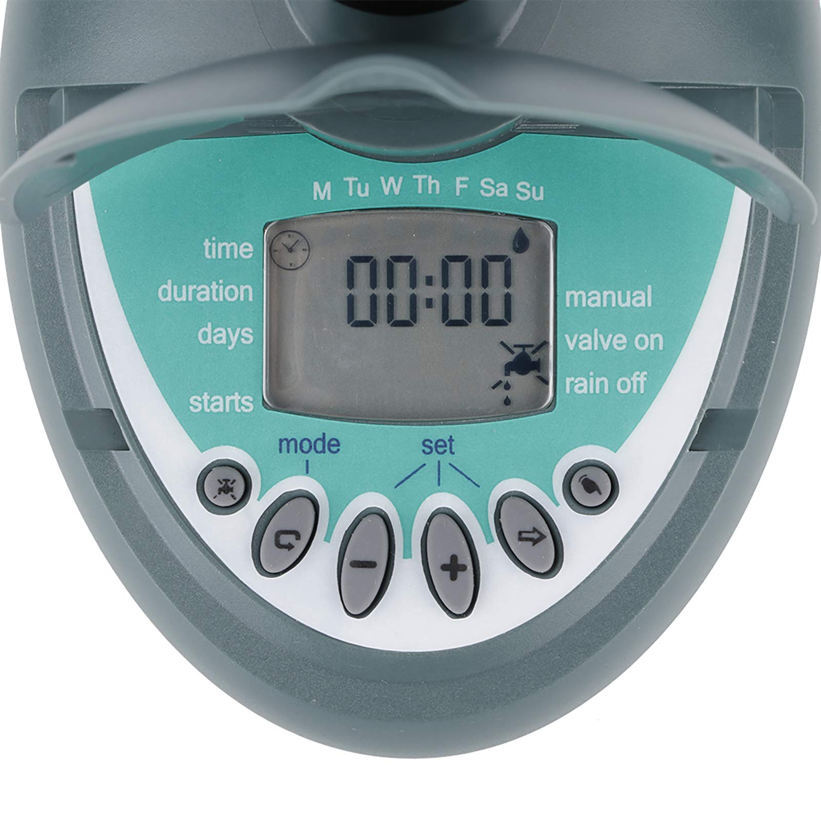 Jeanoko Controlador de Riego Automático Galcon 16 × 11 × 10 G3 4 Pulgadas Rosca Macho Hembra Controlador de Riego Inteligente Temporizador de Agua Automático Controlador de Riego