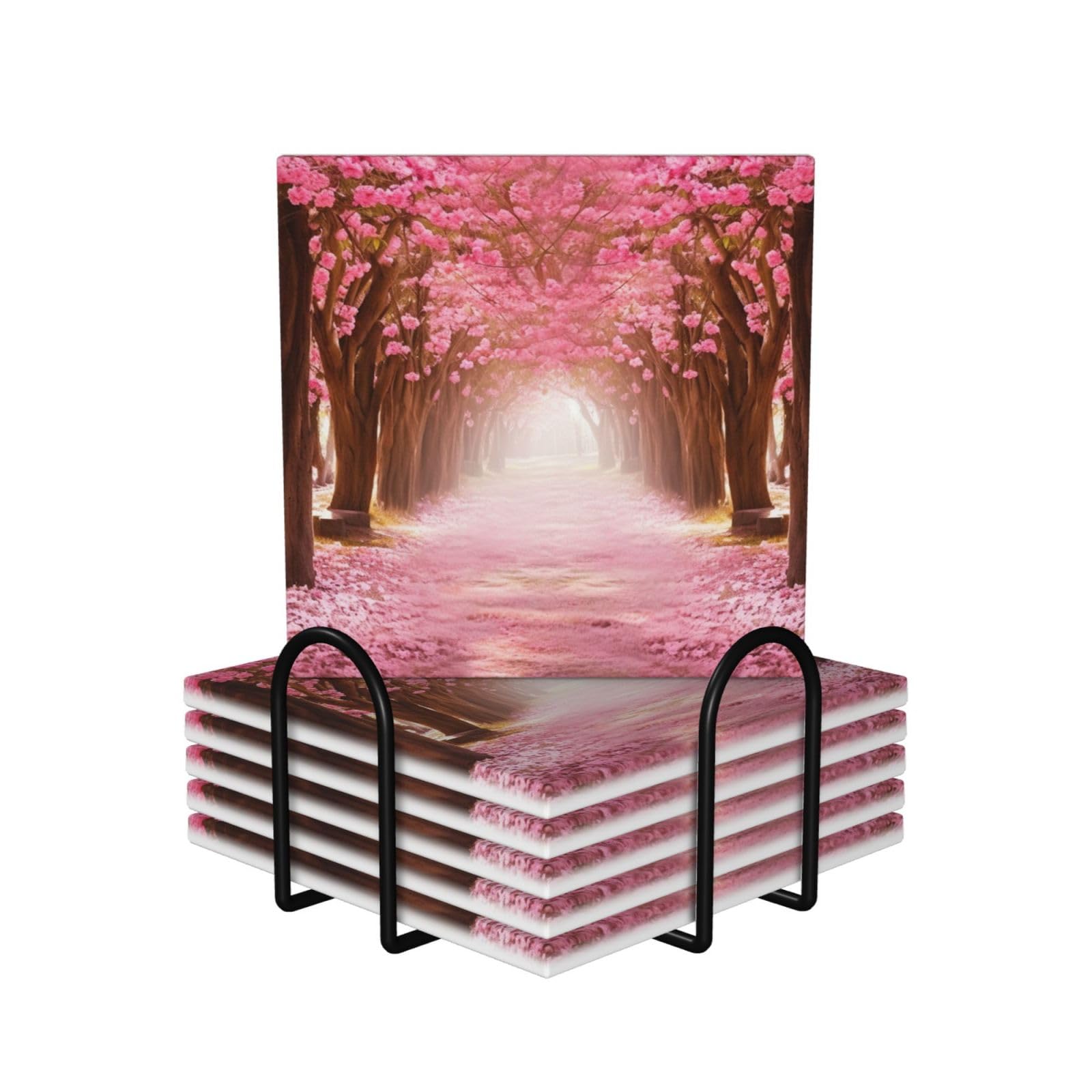 Dessous de verre céramique absorbants pour décoration table et apéritif