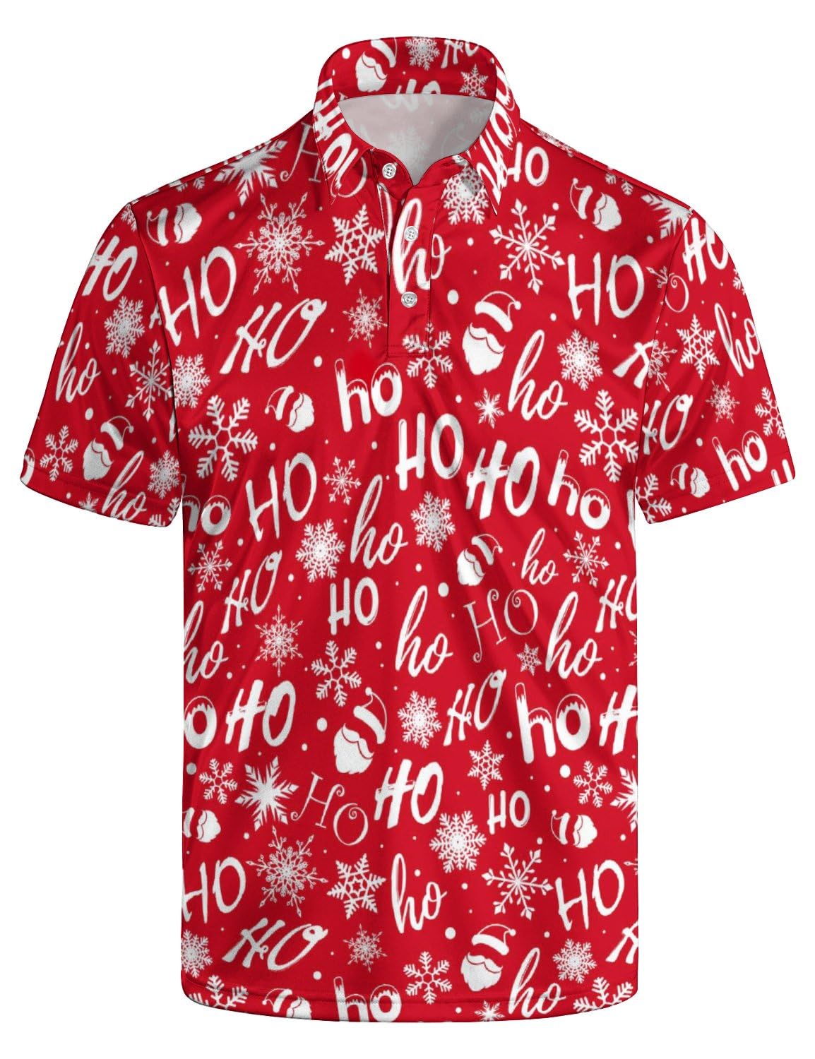Mens Funny Golf Polo Shirts Short Sleeve Quick Dry Polo Shirts