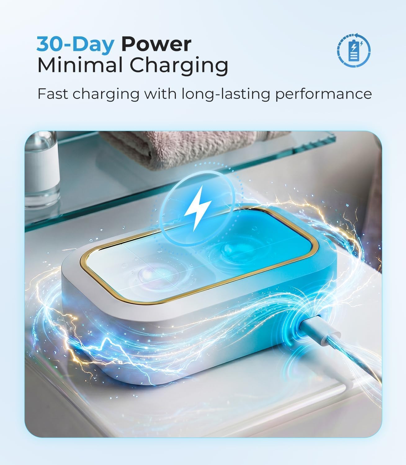 2026 QITQUNS 3-in-1 Ultrasonic Contact Lens Cleaner【Industry-Leading 60,000Hz Ultrasonic Power】 Contact Lens Cleaner Machine with Contact Lens Applicator Tool,Coral