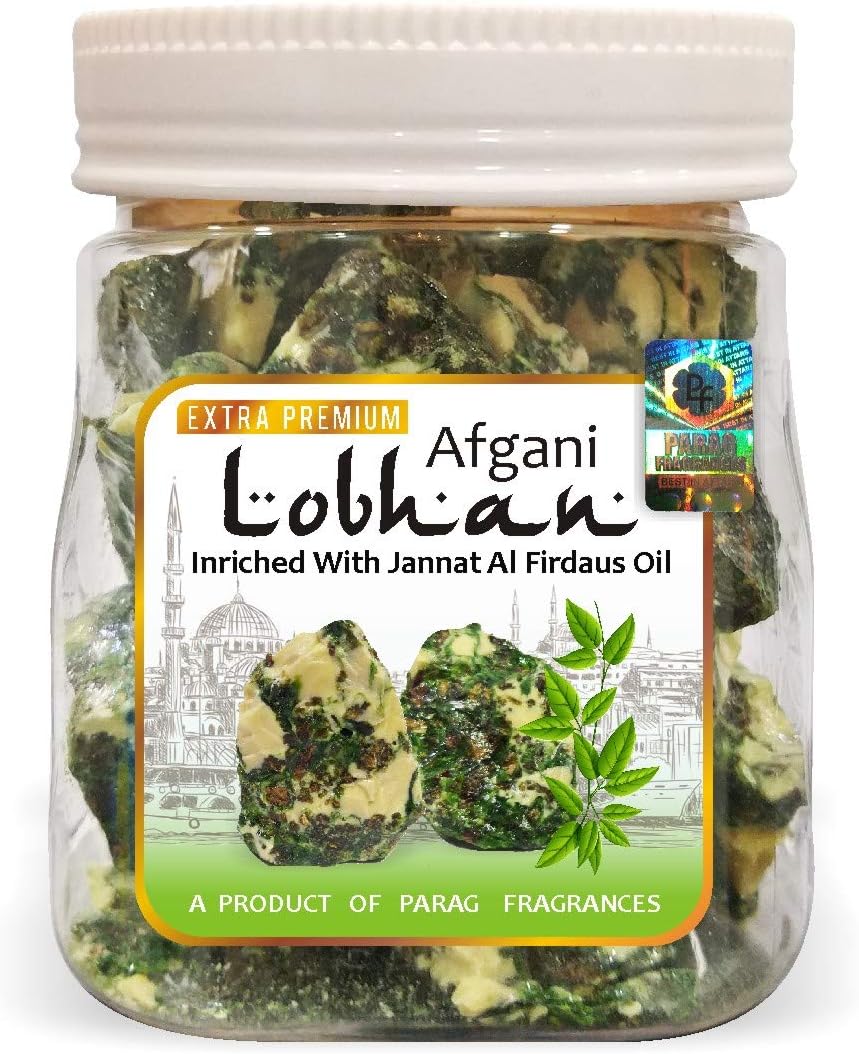 Parag fragrances loban with Jannat al Firdaus Oil 250gm/Natural for Dhoop and Hawan