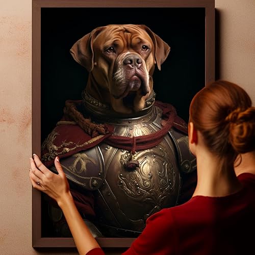 Miniatura 1181 de Thuan Chow Chow Retrato de mascota con disfraz real de perro en un disfraz retrato de perro con vestimenta Retrato medieval de mascota retrato