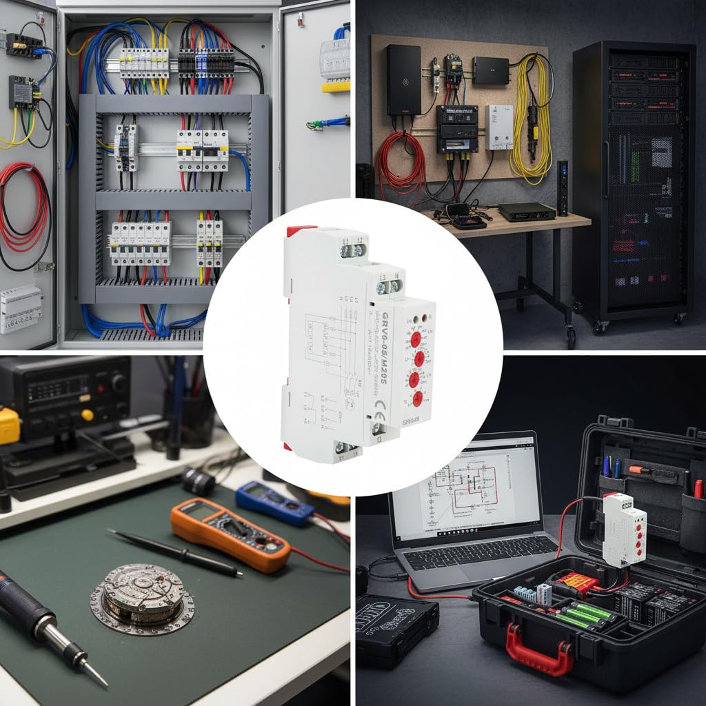 GRV8-05 3-Phase Voltage Monitoring Relay with Phase Sequence and Phase Failure Protection M265