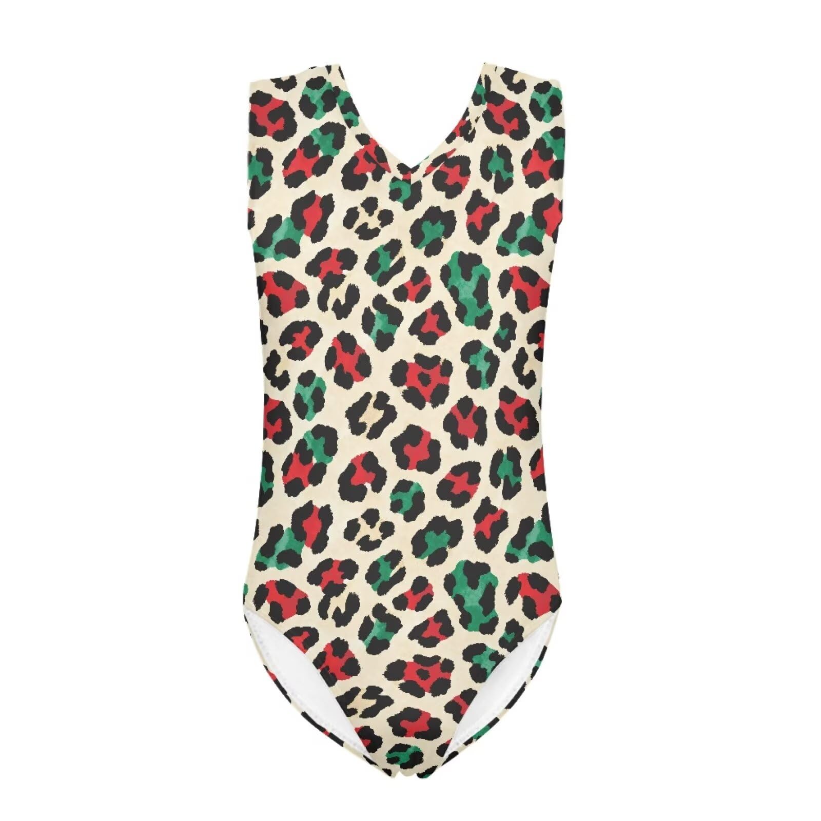 Cartoon Pattern Kids Girls Bathing Suits One Piece Swimsuit Soft &amp; Quick Dry, 5-14Years