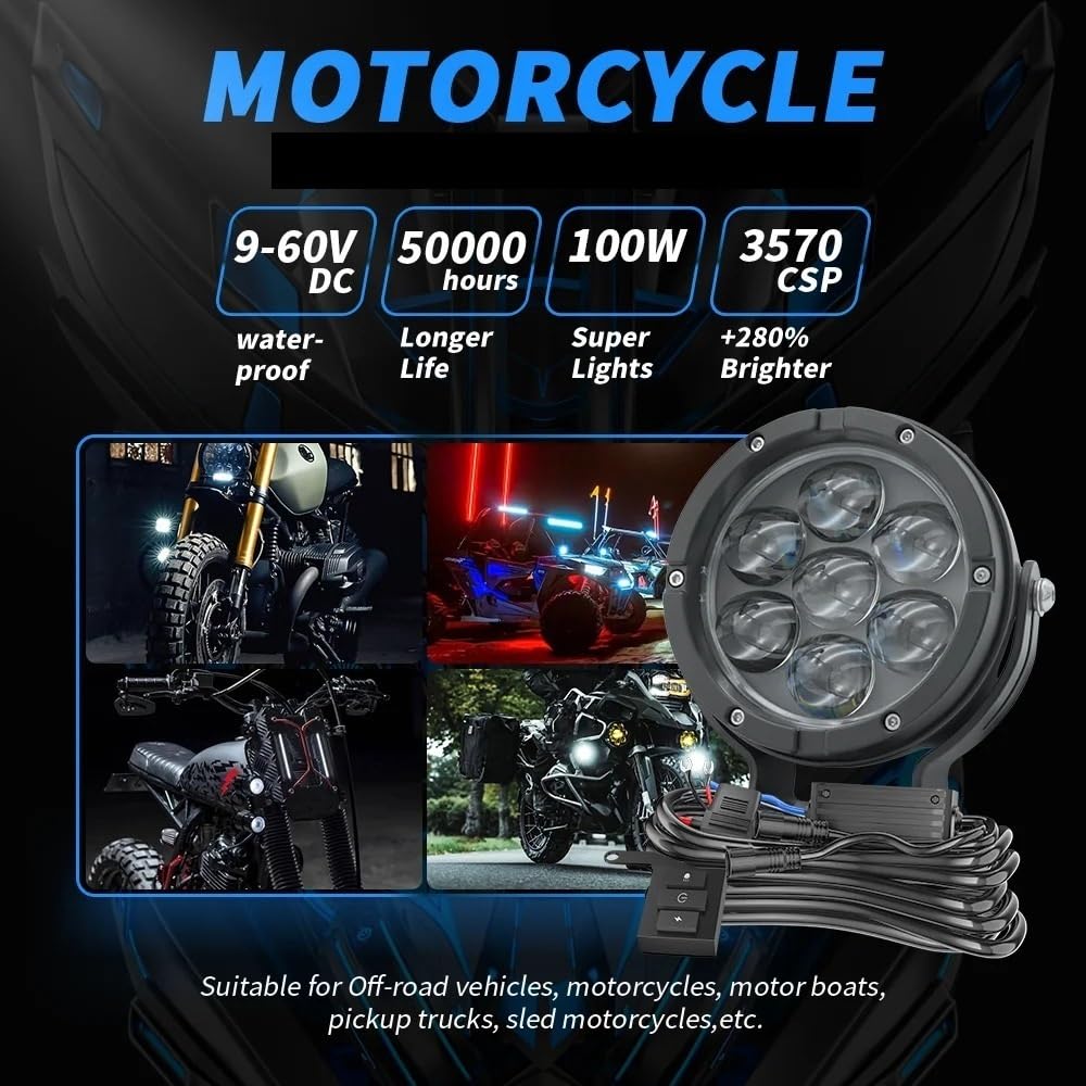 Dirt Bike Reflektor DlaBmw R1200GS R1250GS F800 F850 F900