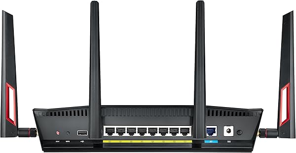 Asus RT AC88U Gaming Router AiMesh WLAN System WiFi 5 AC3100 Gaming Engine 8 x Gigabit LAN Link Aggregation 1 4 GHz DC CPU Alexa IFTTT App Steuerung AiProtection USB 3 0