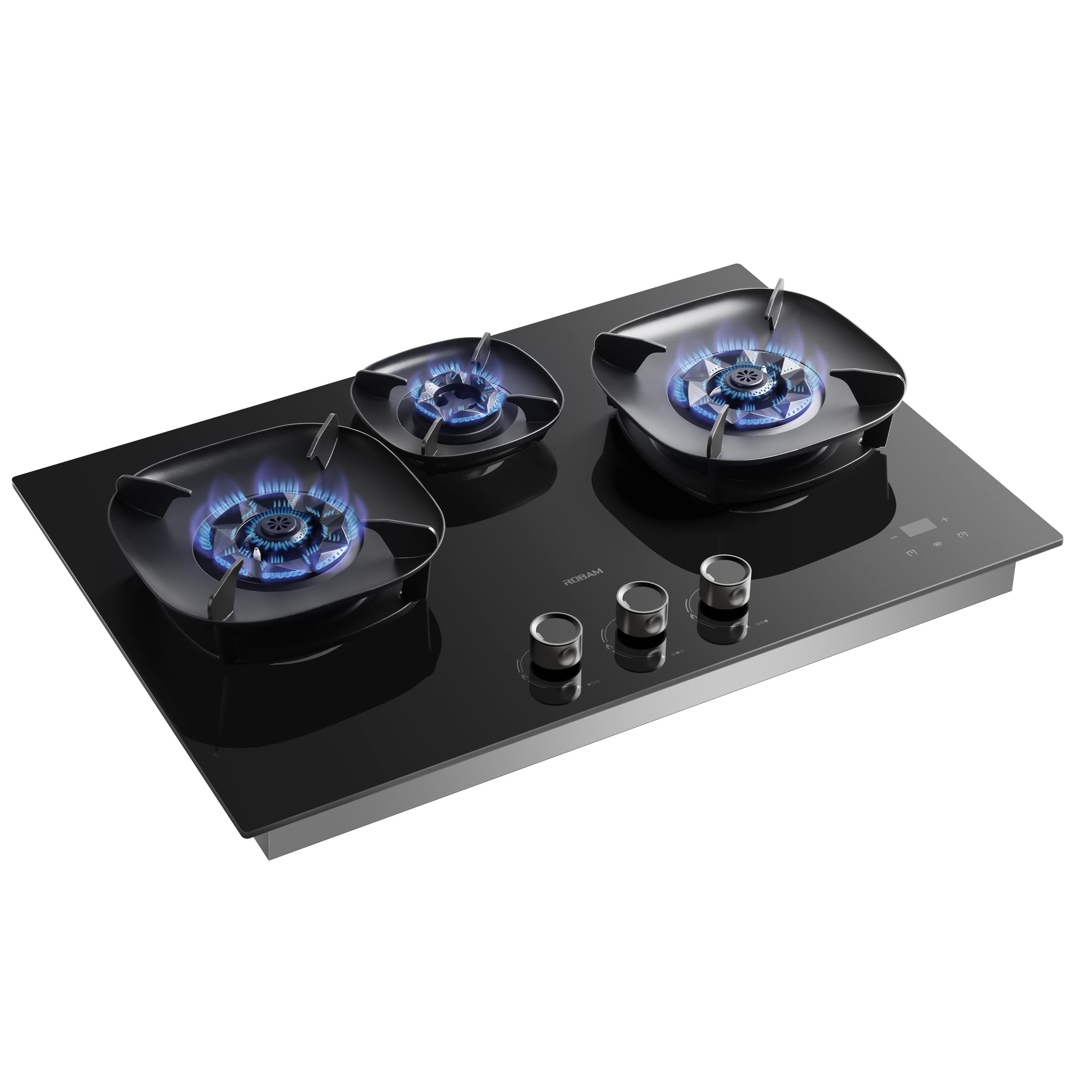 ROBAM FireCube 30" Built-in Gas Cooktop, 18000 BTU High Power, 3 Burners