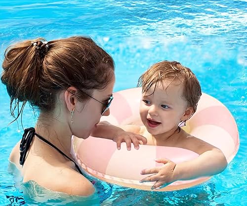 Miniatura 4 de Anillo de natación para niños, flotadores inflables de piscina, tubo de natación, balsa de juguete con frutas, decoraciones de sirena, verano, agua,