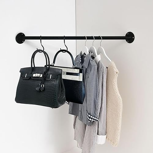 Miniatura 3 de Paquete de 10 ganchos en forma de S para colgar, ganchos en forma de S con 2 fundas brillantes de protección extra, ganchos de baño, ganchos de