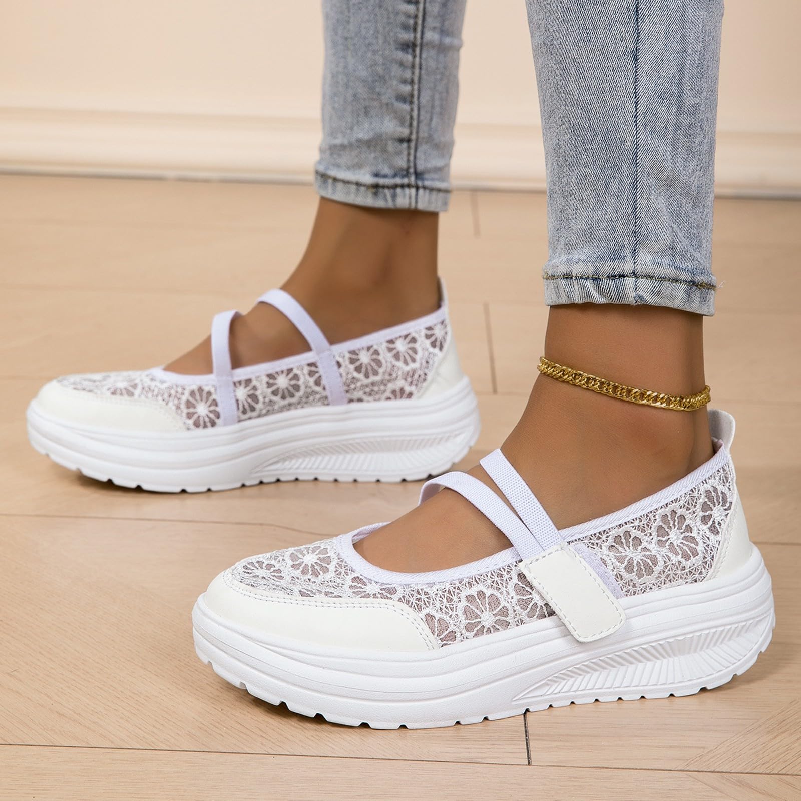 Zapatos de tirolesa para mujer, zapatos tiroleses de punta con plataforma
