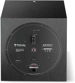 Focal Sub 600P Black 600 Watt Closed Subwoofer
