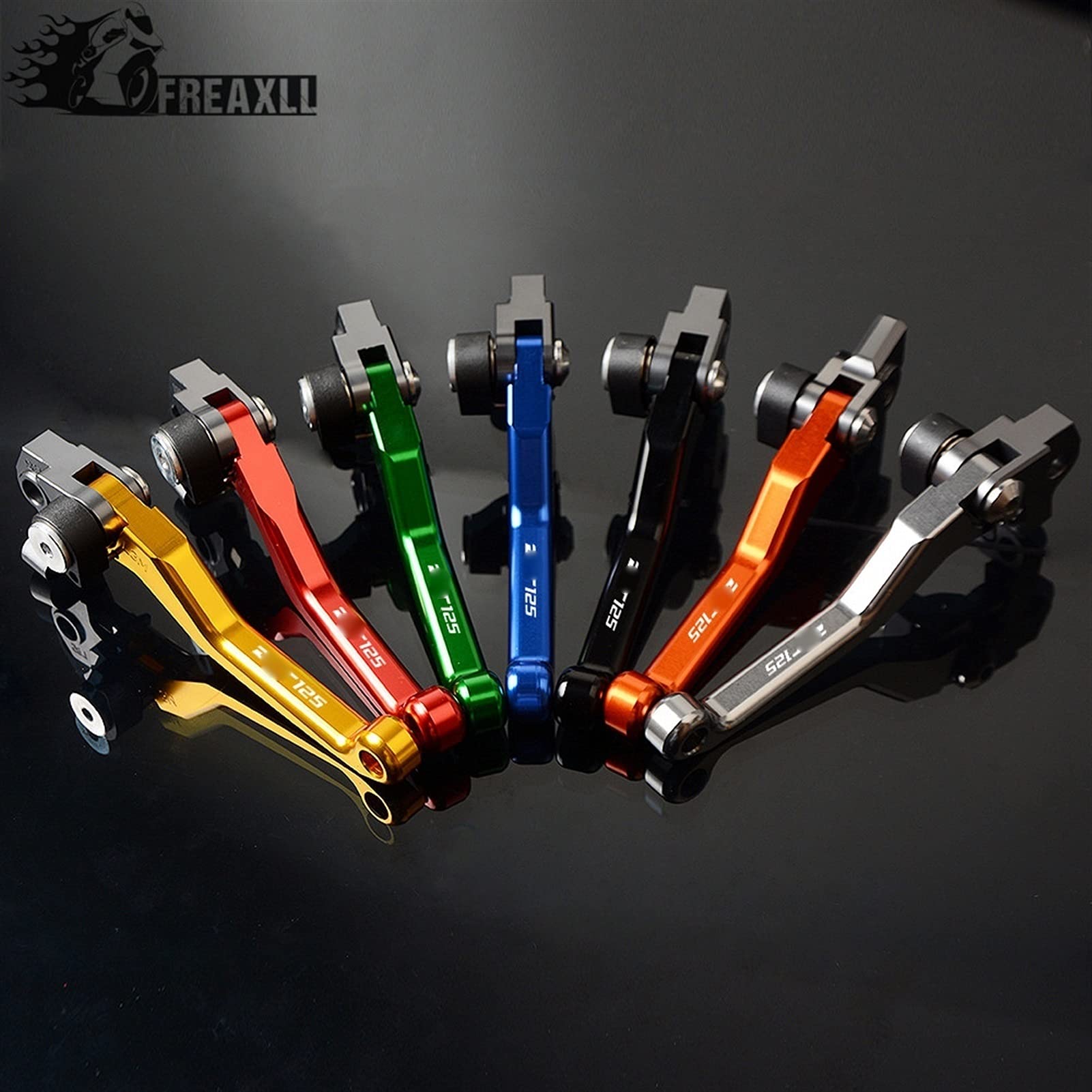 Freno Leva Della Frizione Del Freno In Alluminio CNC Maniglia Motocross Accessori Moto Per Y-amaha DT125 1987 1988 1989 1990 1991 1992 1993 1994-2005 DT 125 D T Pivot Pit Dirt Bike ( Color : 1 UK )