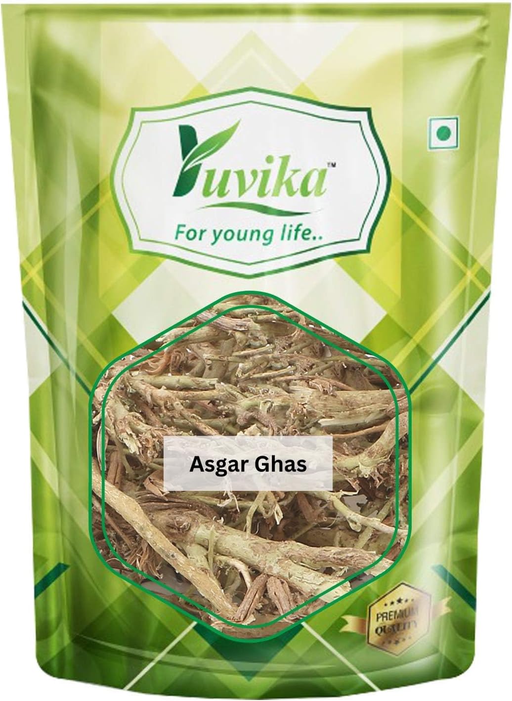 YUVIKA Asgar Ghas - Asgar Grass (100 Grams)