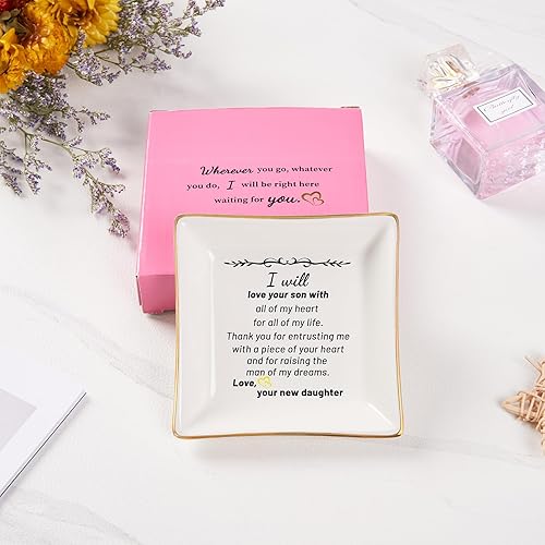 Miniatura 3 de Spegiffu Regalos para la madre del novio de la novia, regalo de boda para suegra, cumpleaños, Navidad, Día de la Madre, Gracias por criar al hombre