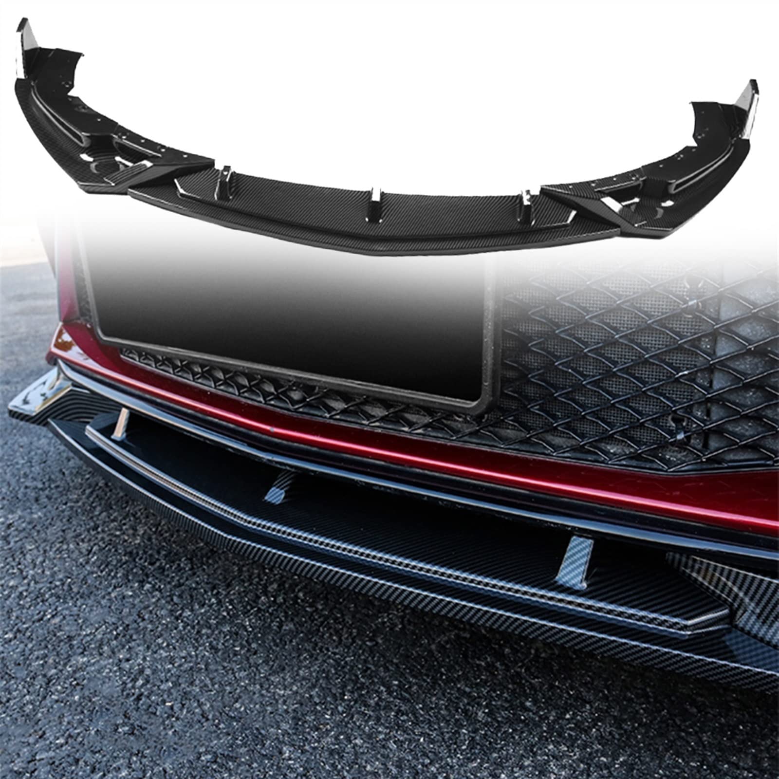 Spoiler avant pour Cadillac CT5 2019-2020 en finition sport haute résistance