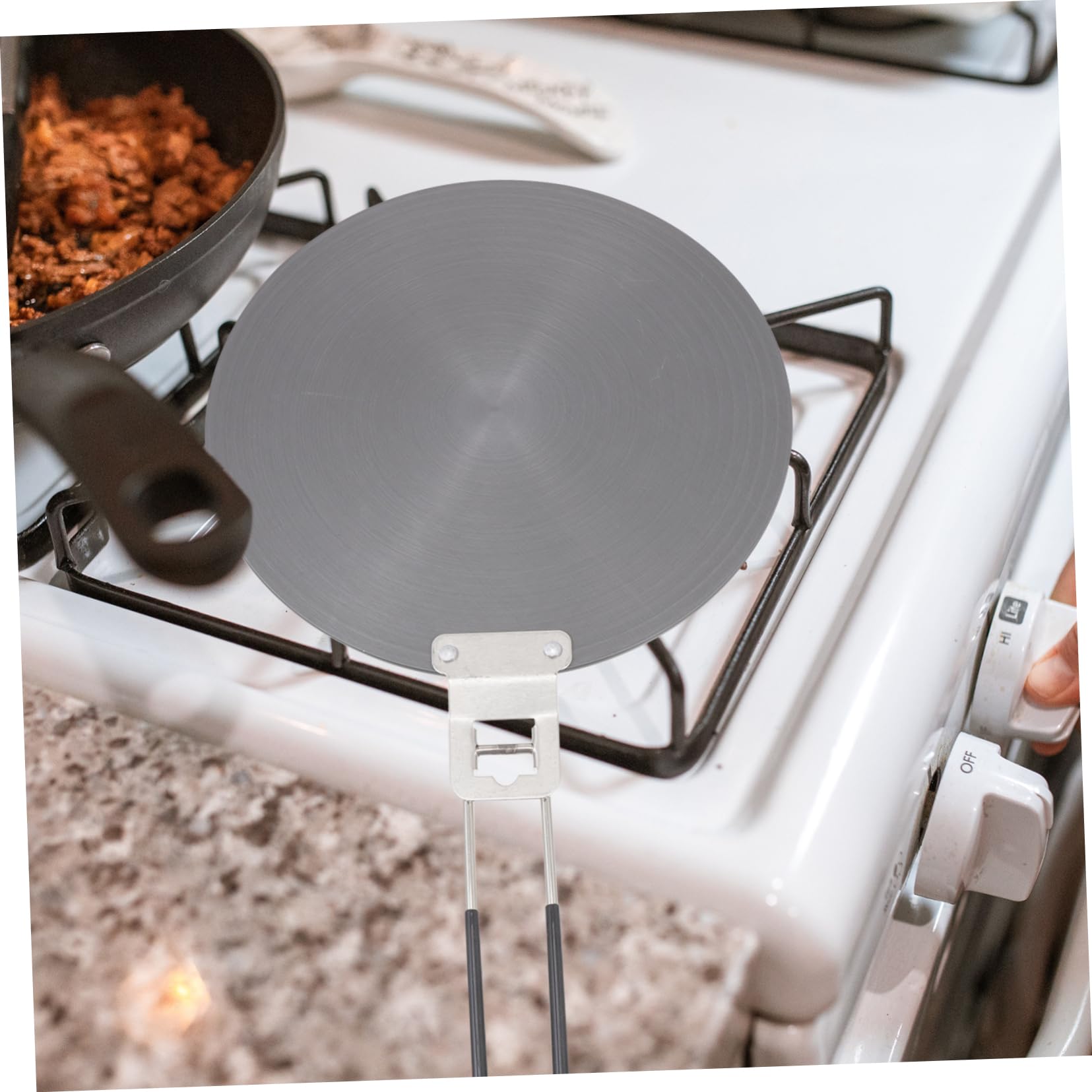 CIYODO Aluminium Gas Stove Defrosting Tray Nonslip Pot Plate Uniform Heat Conduction Multi-functional