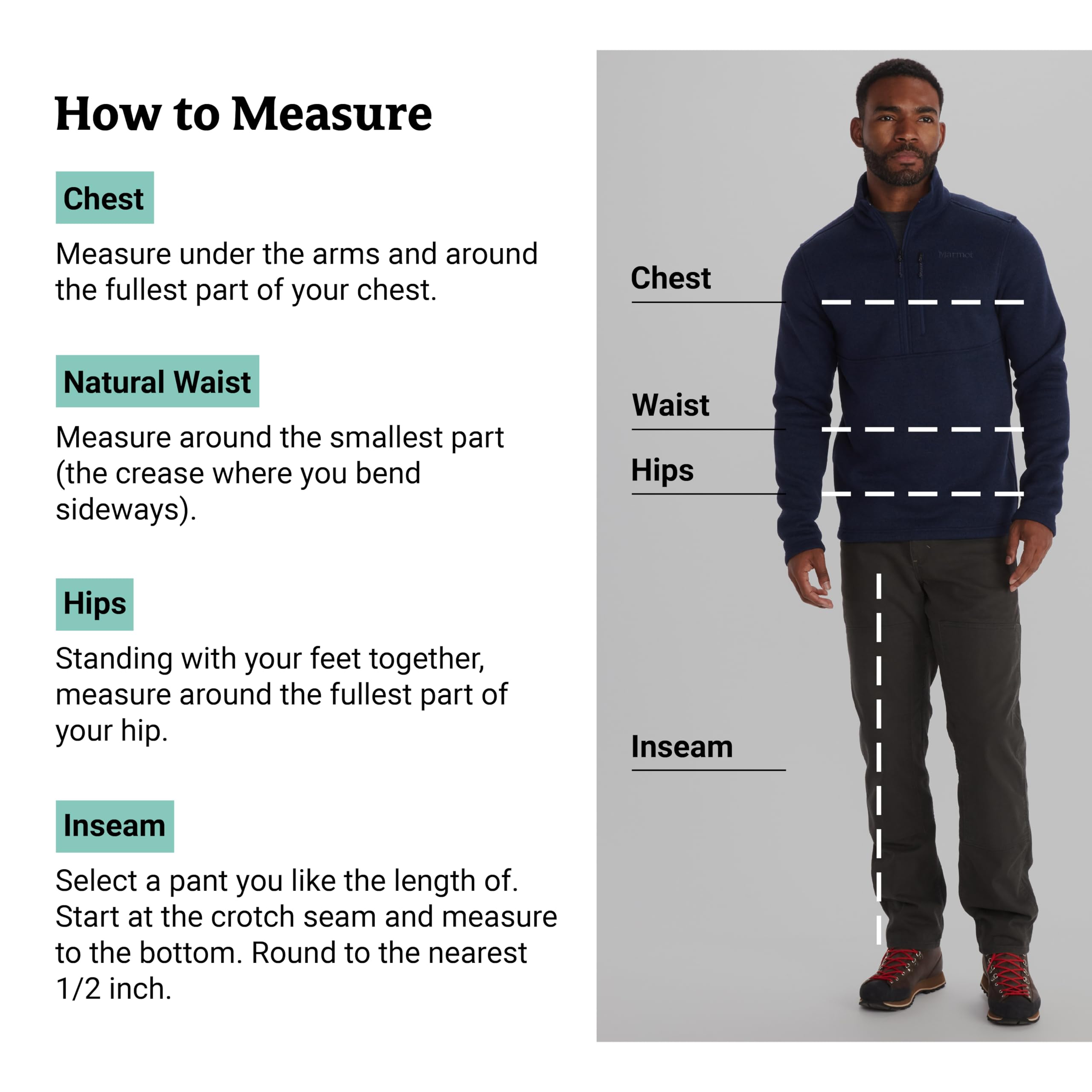 MARMOT Mens Drop Line 12 Zip Fleece Jacket product thumbnail 9