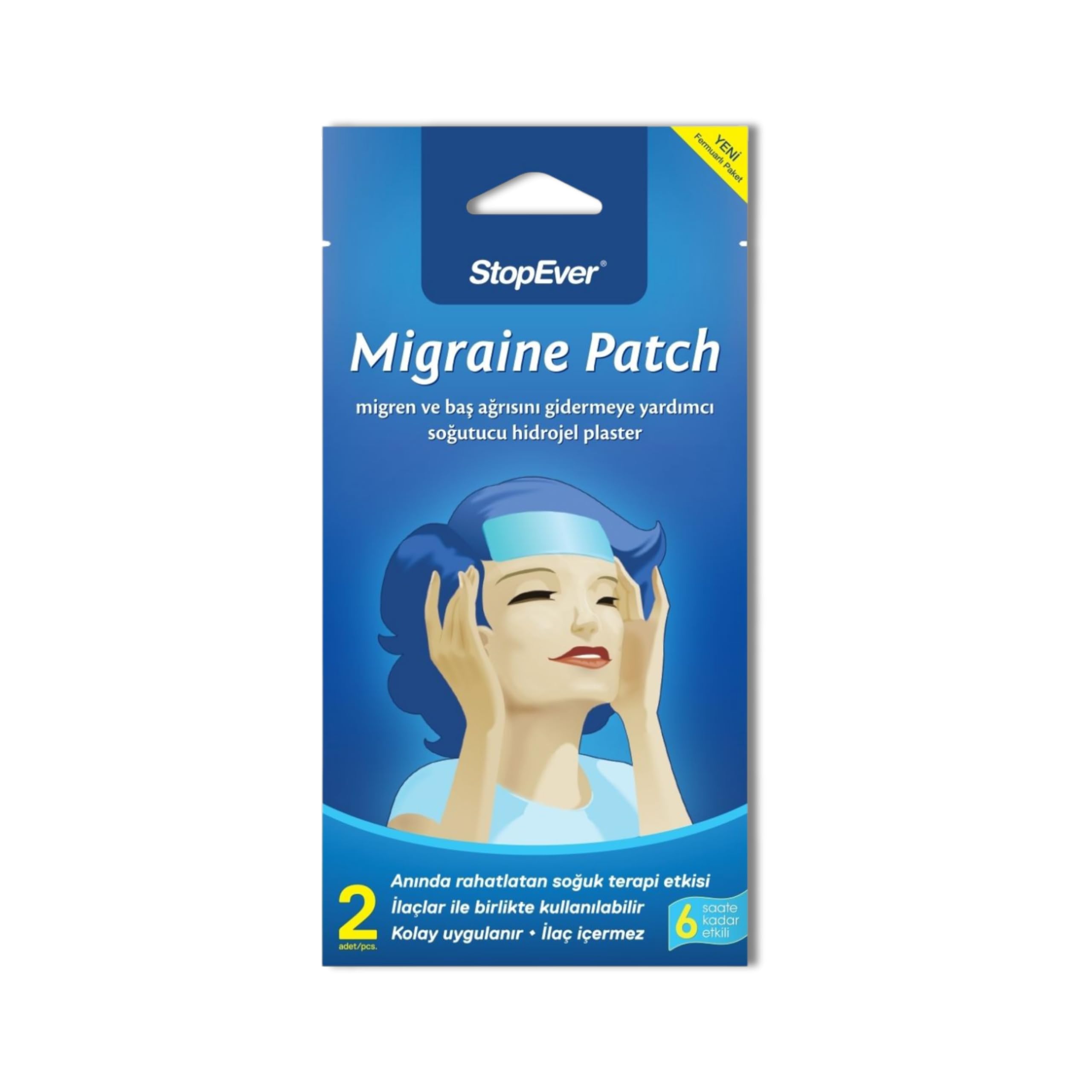 Stopever Migraine Patch -Migren Bandı, 2 Paket