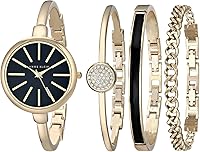 Vista 1 de Anne Klein, AK1470, juego de reloj y pulsera tipo esclava para mujer.
