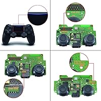 Vista 2 de eXtremeRate Dawn - Kit de descarga programable para controlador de PS4 con chip Mod y carcasa trasera rediseñada y 4 botones traseros, compatible