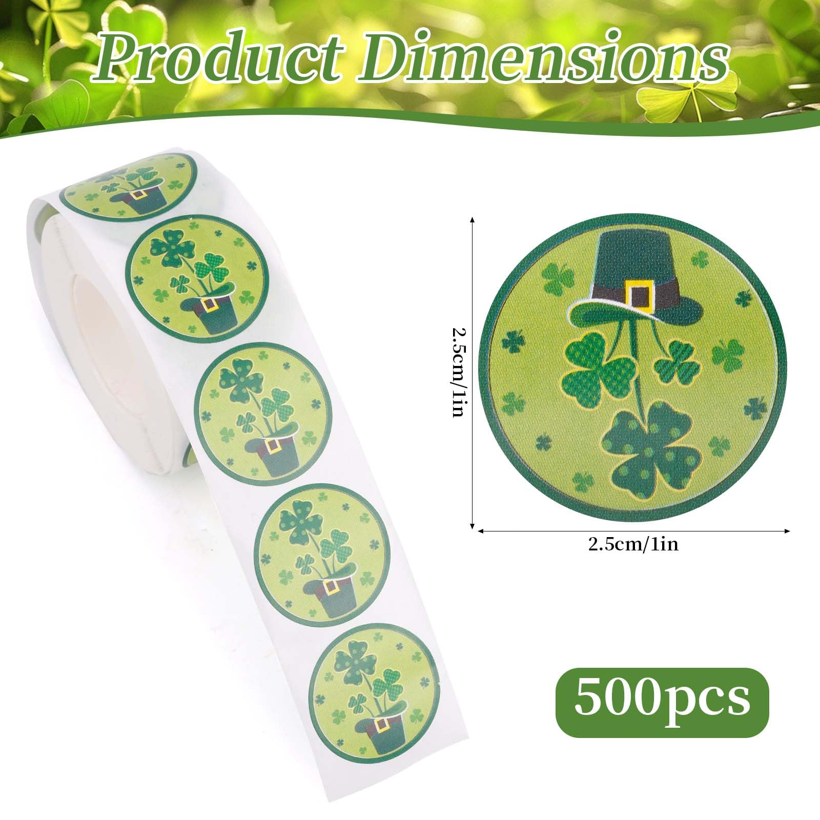 500pcs St. Patricks Stickers - Image 2