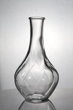 IKEA VILJESTARK Vase, Thin Neck Vase, Flower Pot, Table Vase for Decoration (Transparent Glass - 17 cm)