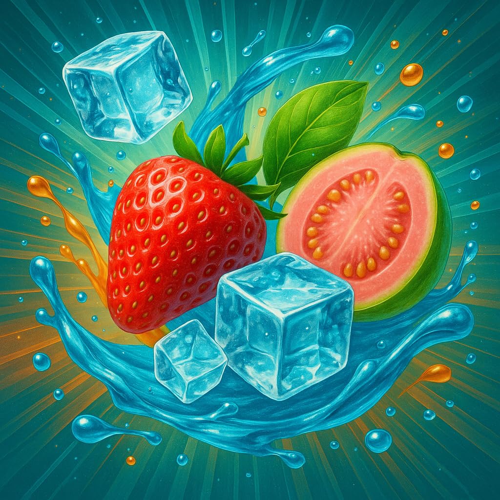 Frozen Pink Guava - Gujawa Truskawka Ice Aromat Koncentrat - Wegański - Sasami - 100ml