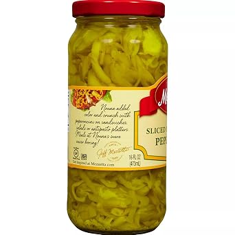 G L Mezzetta Peppers, Gld Gr Slc Pprnc, 16-Ounce (Pack of 6)